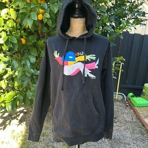 🖤🖤🖤Krux Marbie Miller large sweatshirt black skater hoodie